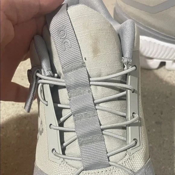 On Running women Gray and White Athletic Shoes - Picture 3 of 15